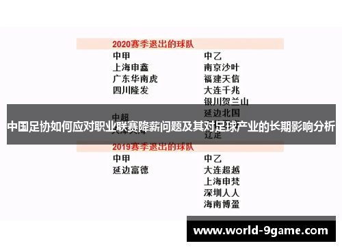 中国足协如何应对职业联赛降薪问题及其对足球产业的长期影响分析